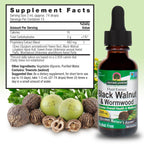 Buy now Nature's Answer Black Walnut and Wormwood Complex | Promotes Overall Health and Wellbeing | Super Concentrated 2,000mg | Vegan, Non-GMO, Gluten-Free & Alcohol-Free 1oz | Promotes a Healthy Gut at indiglob india