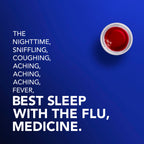 Buy now Vicks NyQuil Intense Flu Liquid, Over-the-Counter, Multi-Symptom, Nighttime Relief for Body Aches, Fever, Headache, Sore Throat, Sneezing, Runny Nose, and Cough, 6 Hour Relief, Cherry Flavor, 12 FL OZ at indiglob india