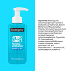 Neutrogena Hydro Boost Hydrating Face Wash & Makeup Remover, 7.8 fl. oz | Gentle Facial Cleanser Gel, With Hyaluronic Acid, Locks in Moisture, Hypoallergenic, Oil-Free, Soap-Free
