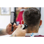Buy now HYOUJIN 901 Black Carbon Flat Top Clipper Comb 230â„ƒ Heat Resistant Hair Cutting Combs Great for Clipper-cuts and Flattops at indiglob india