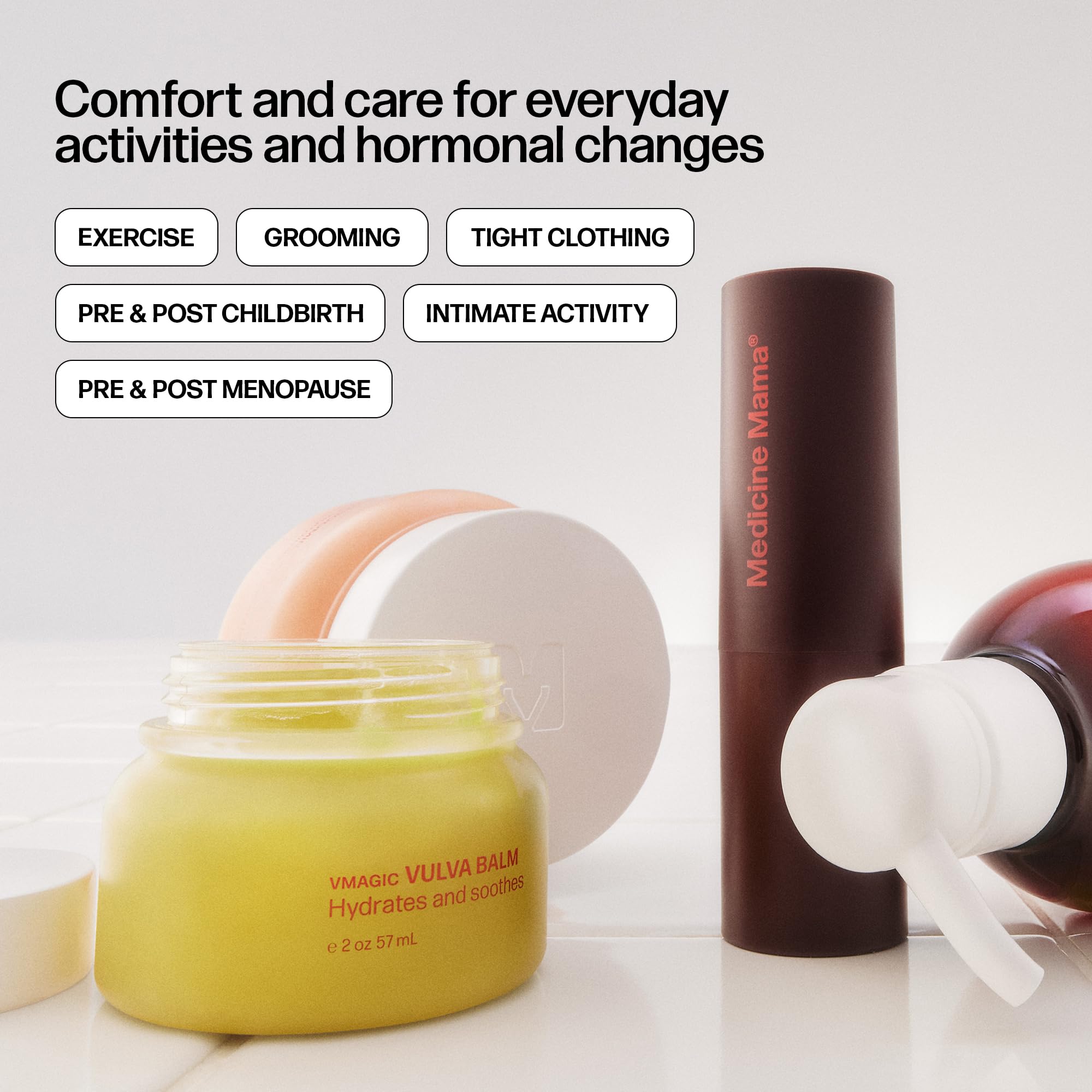 Buy now VMAGIC by Medicine Mama Organic Vulva Balm â€“ Intimate Skin Care, Menopause Support â€“ Relieves Feminine Dryness, Itching & Irritation â€“ Hormone Free, Vaginal Moisturizer for Women â€“ 2 oz at indiglob india