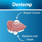 Buy now Dentemp Repair Kit - Repair-It Advanced Formula Denture Repair Kit - Repairs Broken Dentures, Mends Cracks and Replace Loose Teeth at indiglob india
