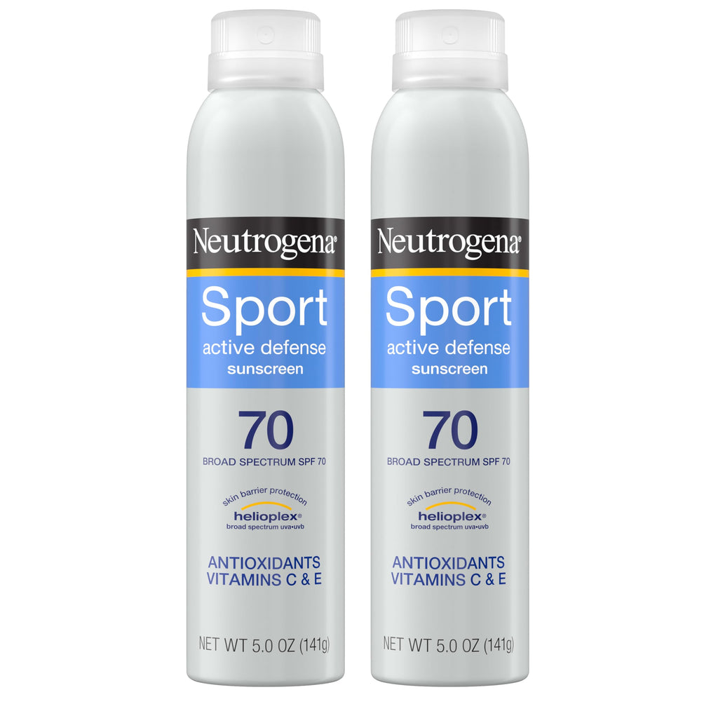 Neutrogena Sport Face Sunscreen Lotion SPF 70+, 2.5 fl. oz | Sweat- and Water-Resistant, Broad Spectrum UVA/UVB Protection, Oxybenzone-Free, Good for Active Lifestyles