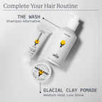 Highland Glacial Cream - Hair Styling Cream- Smooths, Hydrates, De-Frizzes, Texturizes & Defines - Low Hold Matte Finish for All Hair Types - Natural Ingredients that Boost Hair & Scalp Health- 2.5 oz
