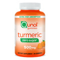 Qunol Zero Sugar Turmeric Gummies 500mg, Ultra High Absorption Gummy, 90 ct | Gluten Free Supplement that Supports Joint Health and a Healthy Inflammation Response, Great Tasting Tangerine Flavor