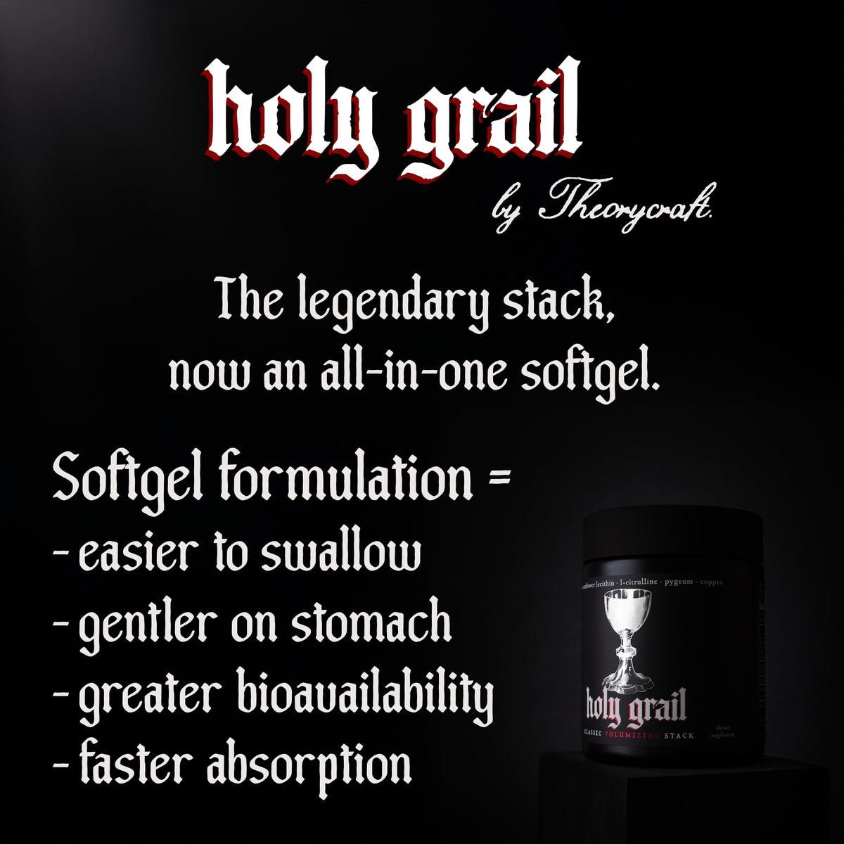 Holy Grail - Semen Volume Booster | Softgel Formula