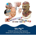 Buy now Smooth-On Silc Pigƒ?› Color Pigments for Silicone, 9-Pack Sampler at indiglob india