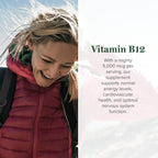 Vitamin B12 5000mcg Sublingual Liquid Drops, Methylcobalamin, Vegan (2 Oz) | Global Healing B12 Vitamins Sublingual Methylcobalamin Vitamina Para Mujer