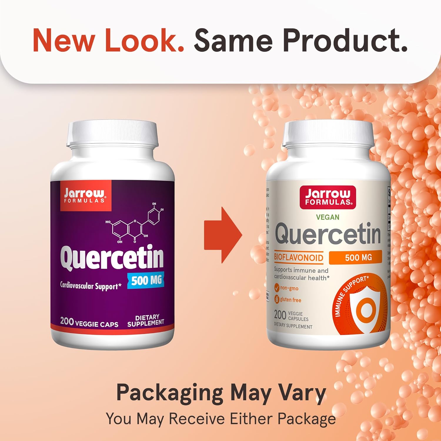 Buy now Jarrow Formulas Quercetin 500 mg - 200 Veggie Caps - Supports Antioxidant Status, Cardiovascular Health & Immune Health - 200 Servings at indiglob india