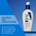 CeraVe PM Facial Moisturizing Lotion, Skin Care for Dry Skin, Oil-Free, 3oz | Skin Care with Hyaluronic Acid & Niacinamide, Face Moisturizer For Men & Women, Skin Barrier Repair, Daily Oil-Free Lotion