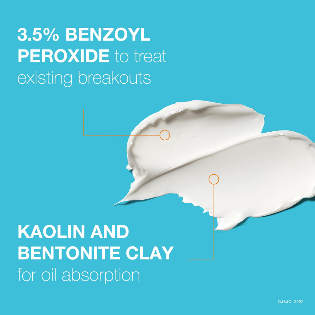 Buy now Neutrogena Clear Pore 2 in 1 Facial Cleanser/Face Mask with Kaolin & Bentonite Clay & 3.5% Benzoyl Peroxide Acne Treatment Medication, Daily Face Wash & Shine Control Clay Mask, 4.2 fl. oz, 3 Pack at indiglob india