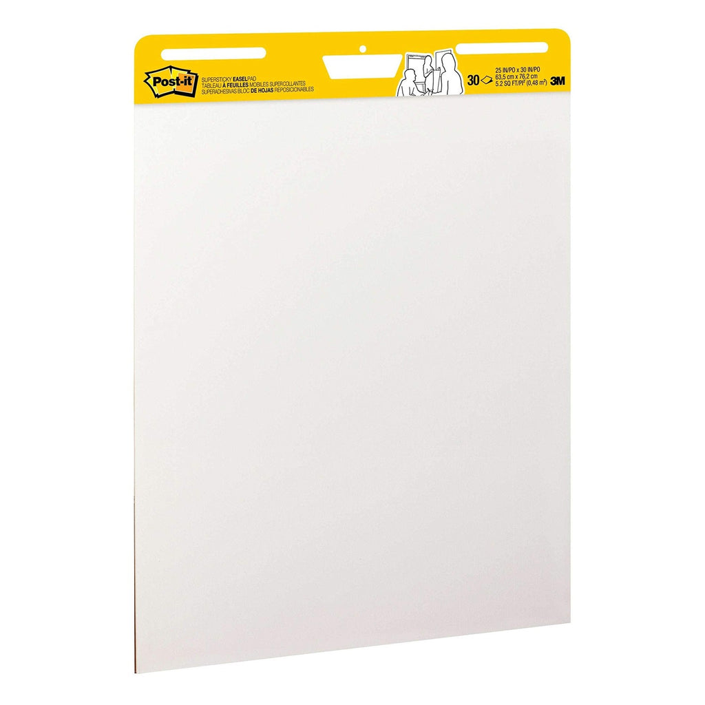 Post-it Super Sticky Easel Pad, 25" x 30", 30 Sheets, 6-Pack