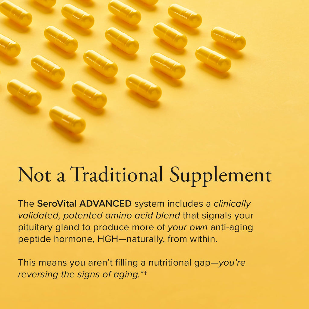 Serovital Advanced | Natural HGH Support | Metabolism + Energy + Skin