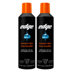 Edge Shaving Gel for Men, Sensitive Skin, 9.5 oz (2 Pack) | Sensitive skin shaving cream gel, Reduces irritation, Aloe-enriched formula, Lubricates for razors, Moisturizing glide