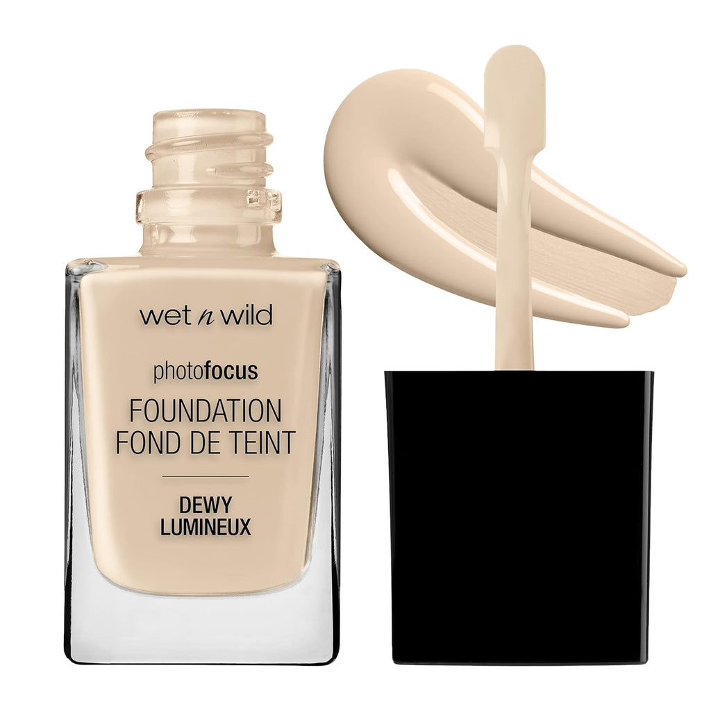 Buy now wet n wild Photo Focus Dewy Liquid Foundation Makeup, Soft Ivory at indiglob india