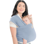 Buy now KeaBabies Baby Wrap Carrier - All in 1 Original Baby Carrier Newborn to Toddler Sling, Easy to Wear, Hands Free Bonding, Lightweight, Breathable Infant Wraps (Classic Gray) at indiglob india