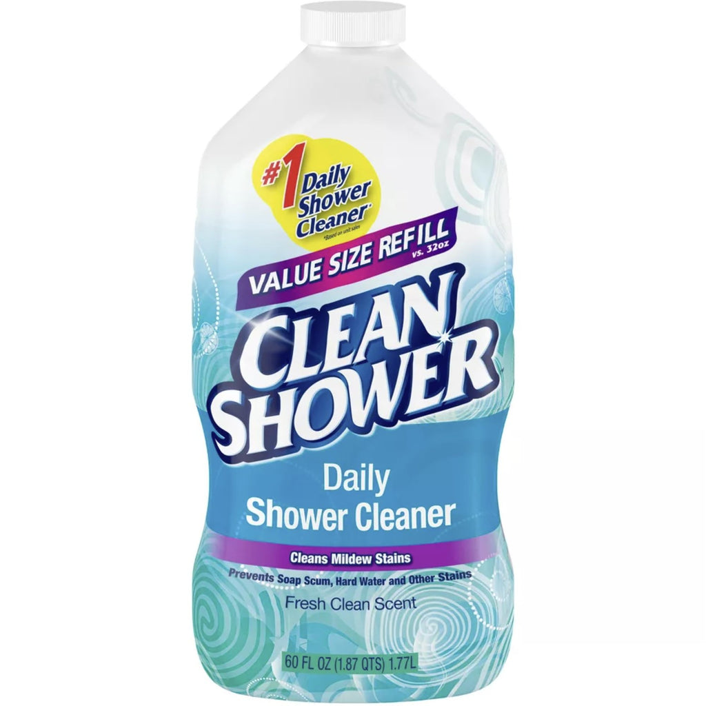 2 Set / Clean+Shower++No+Scent+Basin+Tub+and+Tile+Cleaner++60+oz.+Liquid