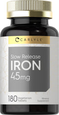 Carlyle Slow Release Iron 45 mg | 180 Tablets