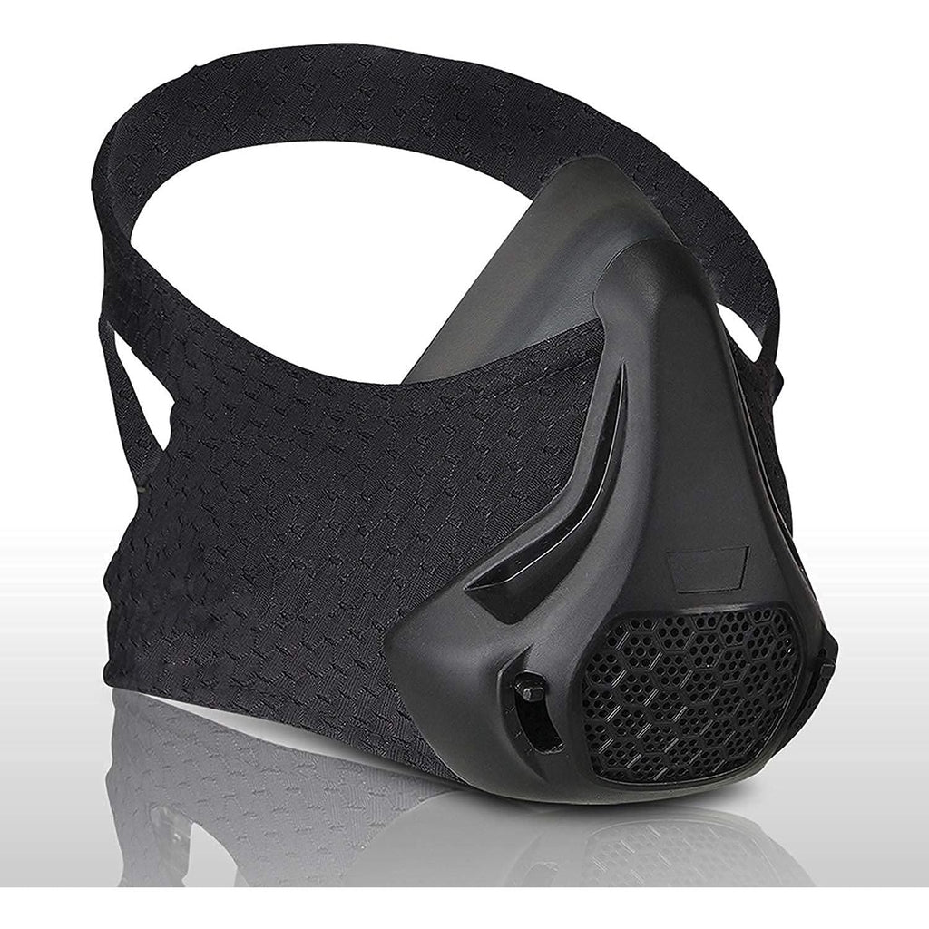 Buy now High Altitude Mask, Training Workout Mask Men to Improve Lung Capacity, 24 Level Breathing Resistance Fitness Mask to Upgrade Endurance, for All Sport: Running, Cardio, Cycling, Gym at indiglob india