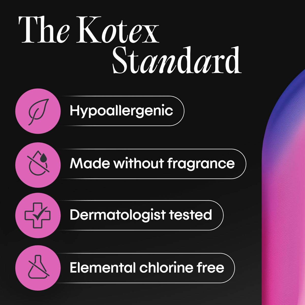 Kotex Overnight Maxi Pads, Wings, Extra Heavy, 84 Count, 3 Packs of 28
