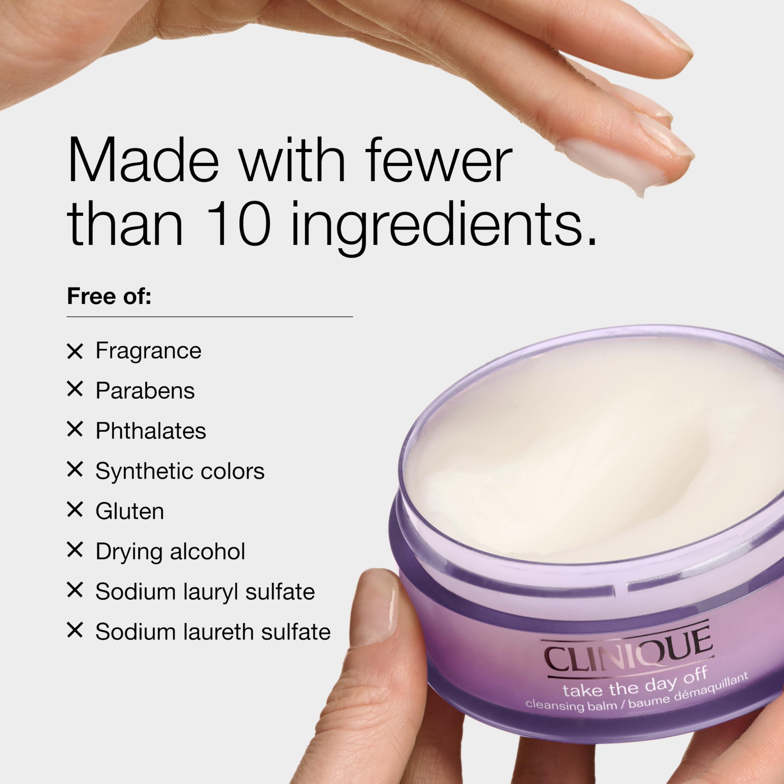 Clinique Take The Day Off Cleansing Balm Makeup Remover | Dissolves Face + Eye Makeup and Sunscreen | For All Skin Types