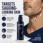 Serlino Lab Night Face Cream for Men - Retinol Night Cream with Hyaluronic Acid & Olive Oil, Collagen Boosting Face Moisturizer, Firms Men's Sagging Neck & Jowls, Reduces Deep Wrinkles, 1.7 Fl Oz