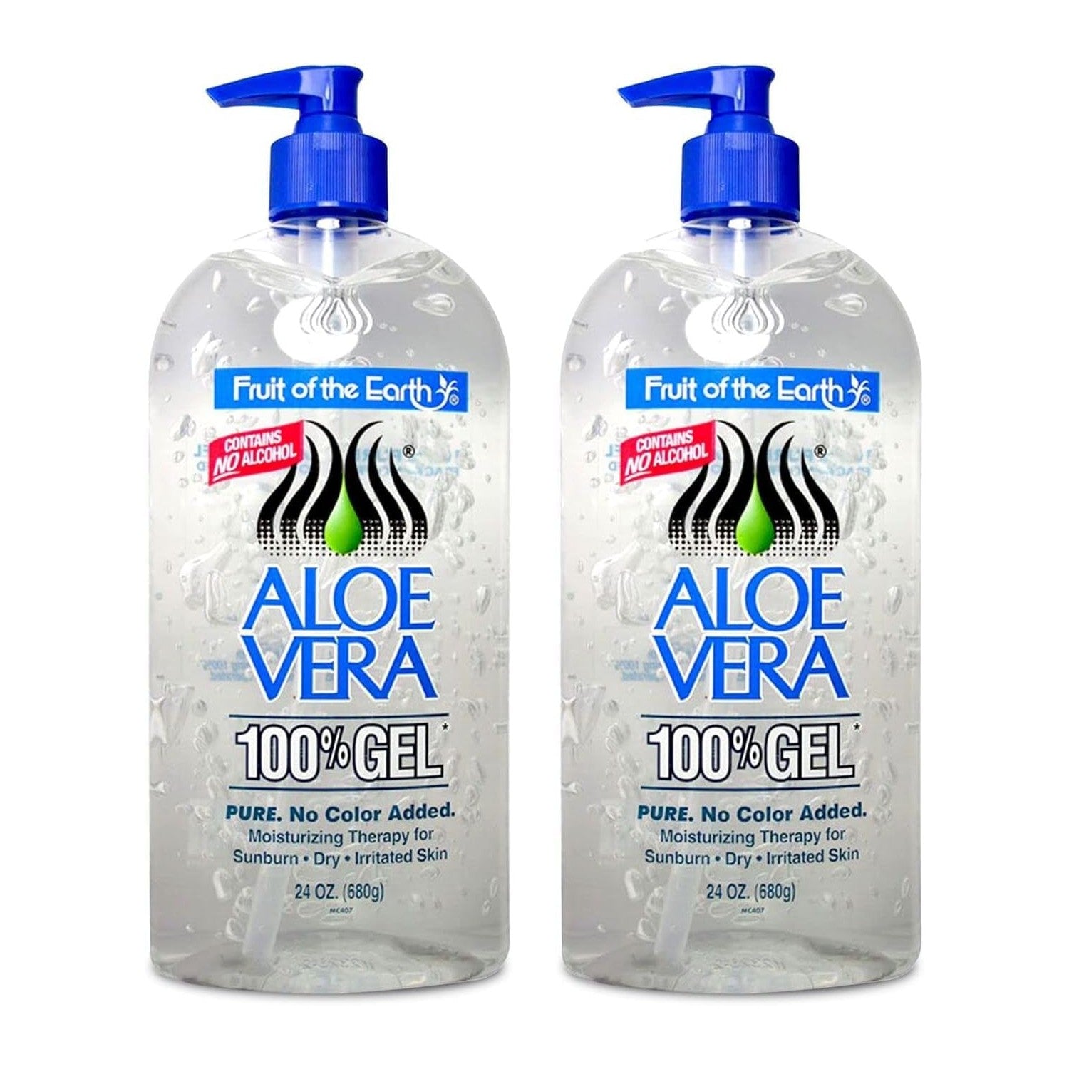Buy now Fruit Of The Earth Aloe Vera 100% Gel 24 oz (2 pack) at indiglob india