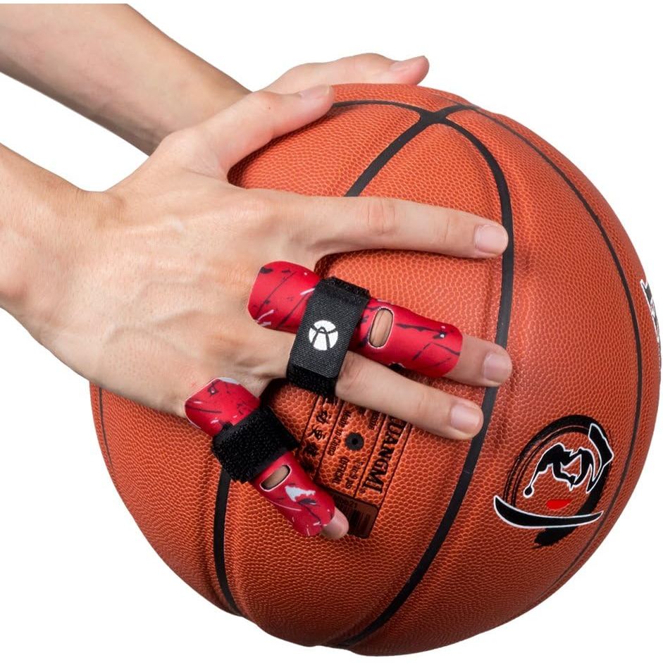 Buy now Kuangmi Finger Sleeve Support Protector Finger Splint Brace Use for Pain Relief and Preventing Sports Injuriesï¼ˆS/M, Blue L XL(Pack of 2) Red at indiglob india