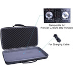 Buy now XANAD Case for Pioneer DJ DDJ FLX4 / DDJ-400 / DDJ-SB3 / DDJ-SB2 Portable 2-channel Controller or DDJ-RB Performance DJ Controller - Hard EVA Storge Bag(Black) at indiglob india