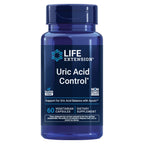 Life Extension Uric Acid Control, Promotes Healthy uric Acid Balance, Joint Health, discomfort Relief, Gluten Free, Non-GMO, Vegetarian, 60 Capsules