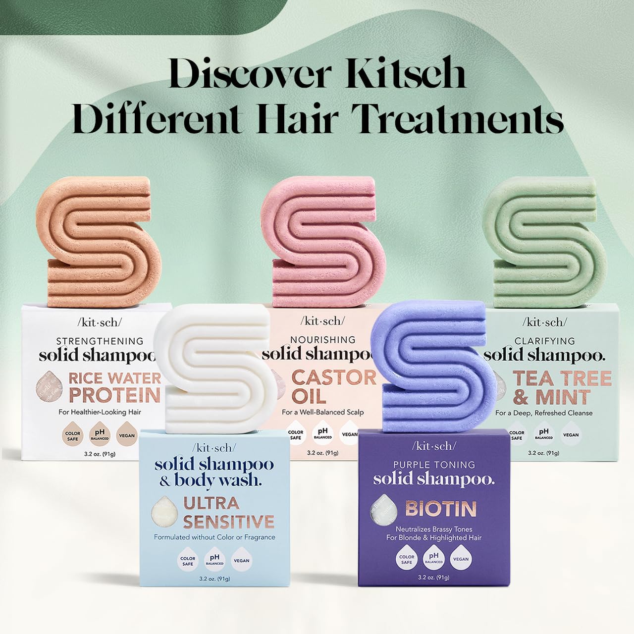 Buy now Kitsch Rosemary & Biotin Shampoo Bar - For Hair Growth, Strengthening, Thickening & Volumizing Shampoo for Women and Men - Free of Parabens, Sulfates & Silicones - Made in USA - 3.2 oz at indiglob india