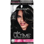 Schwarzkopf Color Ultime 1.4 Sapphire Black Hair Dye, Permanent Intense Black with Diamond Brilliance, Fade-Resistant, Covers Grays, All Hair Textures (Pack of 2)