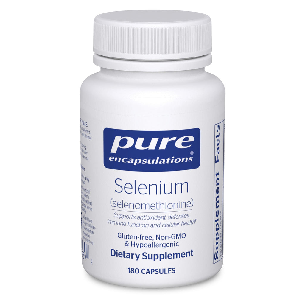 Pure Encapsulations Selenium, 200 mcg | For Healthy Cellular Function, Immune System and Antioxidant Defenses*, Mineral Supplement, Vegan and Gluten-Free