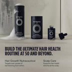 Nutrafol Men 50+ Hair Growth Supplements, Age 50+, 1-Month Bottle | #1 Dermatologist-Recommended Hair Growth Supplement Brand, Clinically Tested for Visibly Thicker Hair and Scalp Coverage