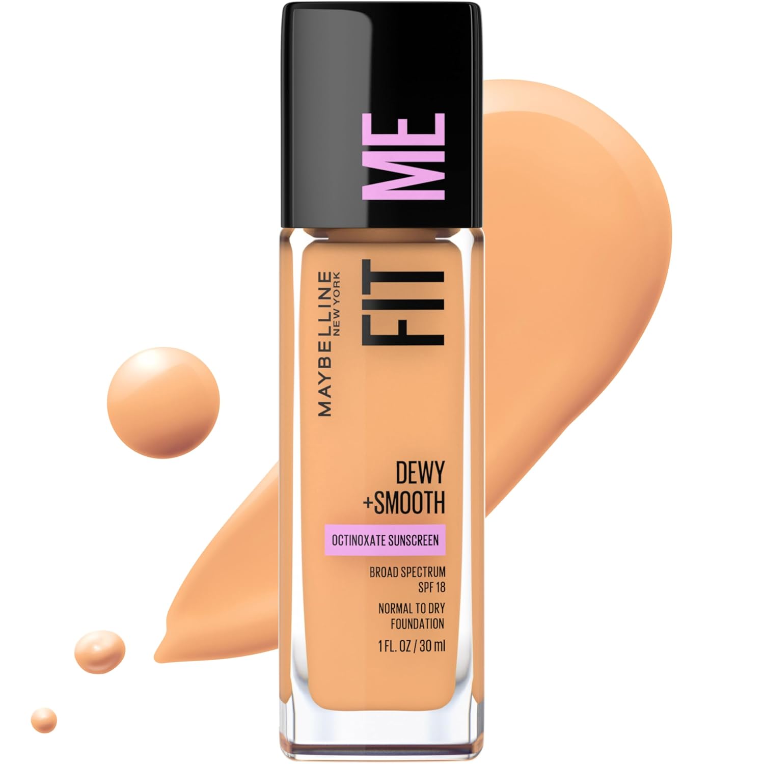 Buy now Maybelline Fit Me Dewy + Smooth Liquid Foundation Makeup, Fair Porcelain, 1 Count (Packaging May Vary) 228 SOFT TAN 1 Fl Oz (Pack of 1) at indiglob india