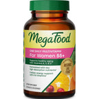 MegaFood One Daily Multivitamin for Women 55+, 19 Nutrients, 120 Tablets | Supports Healthy Aging with Vitamin C, A, E, Cellular Energy Support with B Vitamins, D3 & Zinc, Vegetarian, 120 Servings