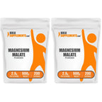BulkSupplements.com Magnesium Malate Powder - Magnesium Supplements, High Bioavailabilty - Unflavored & Gluten Free, 2.5g per Serving, 1kg (2.2 lbs) (Pack of 1)