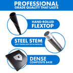 Tanner Tee The Original Batting Tee – Adjustable Pro Hitting Tee for Baseball & Softball, Steel Shaft, Composite Base, Hand-Rolled Rubber Top, 26"-43" Height