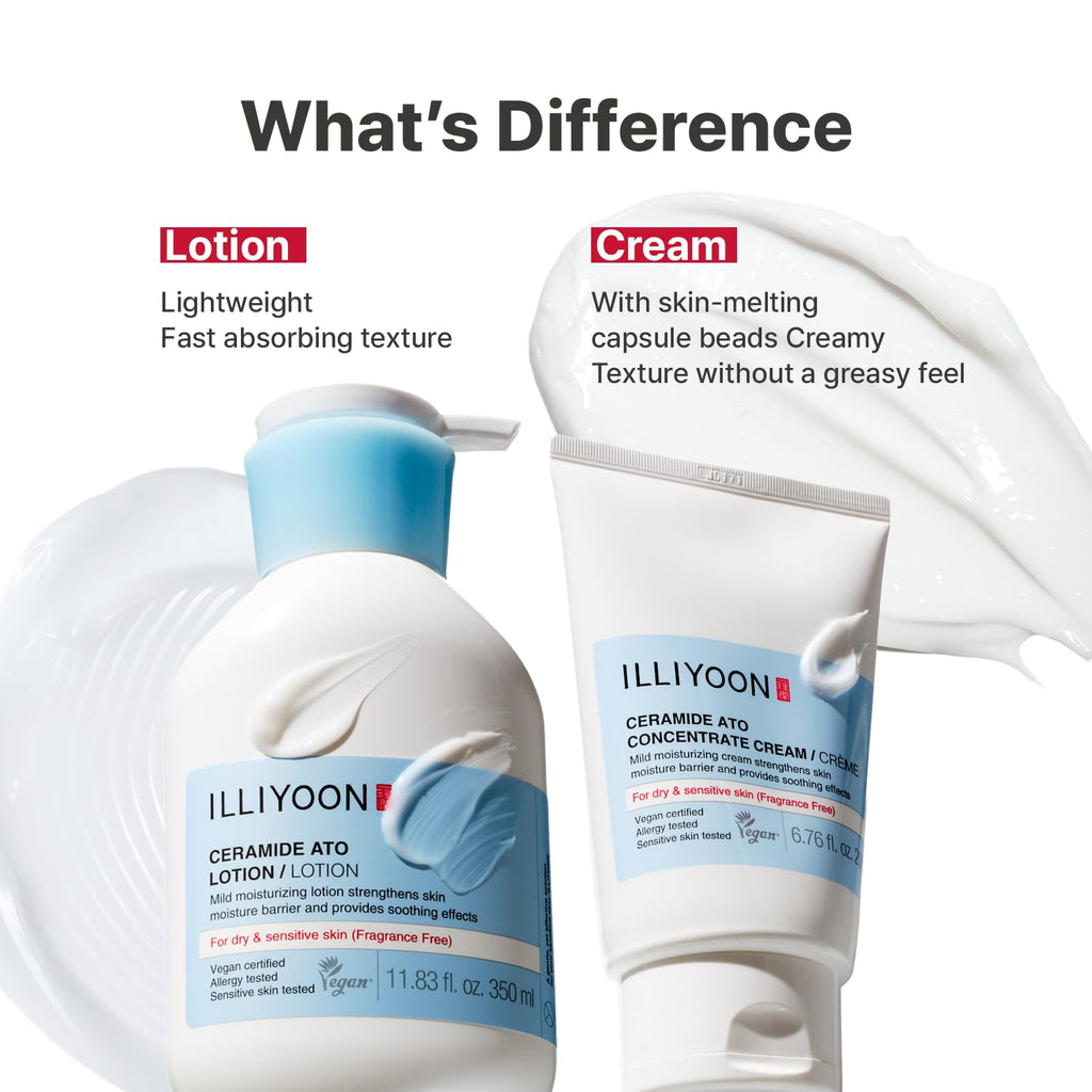 Buy now Illiyoon Ceramide Ato Concentrate Cream | Moisturizer for Dry & Sensitive Skin, 100hr Lasting Hydration, For Face & Body, Gentle for Infants, Moisture Barrier Repair, Vegan Certified, 6.76 fl.oz. at indiglob india