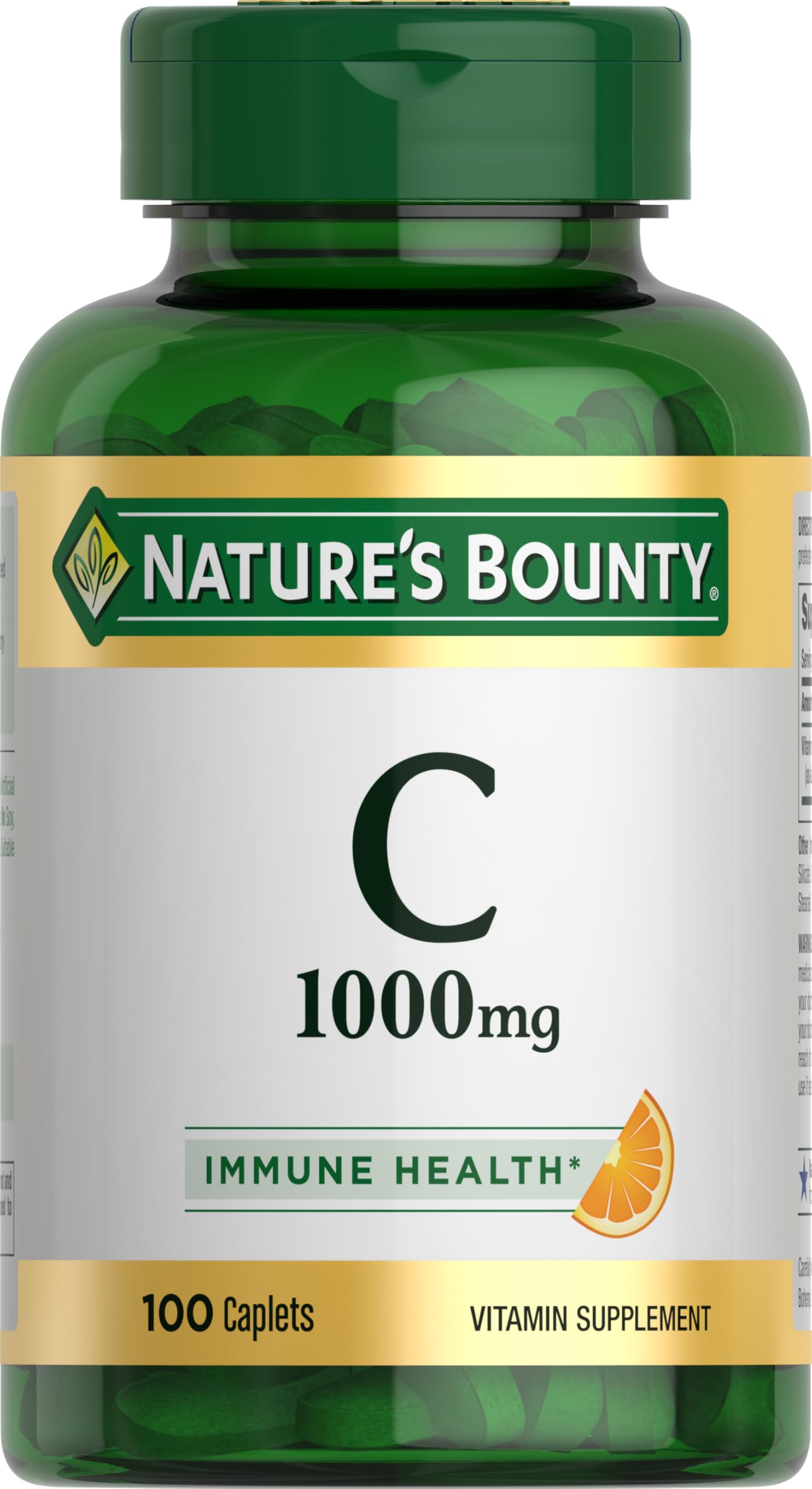 Buy now Nature's Bounty Vitamin C 1000mg, Supports Immune and Antioxidant Health, Vitamin C Supplement, 1 Per Day, 300 Vegetarian Caplets 100 Count (Pack of 1) at indiglob india