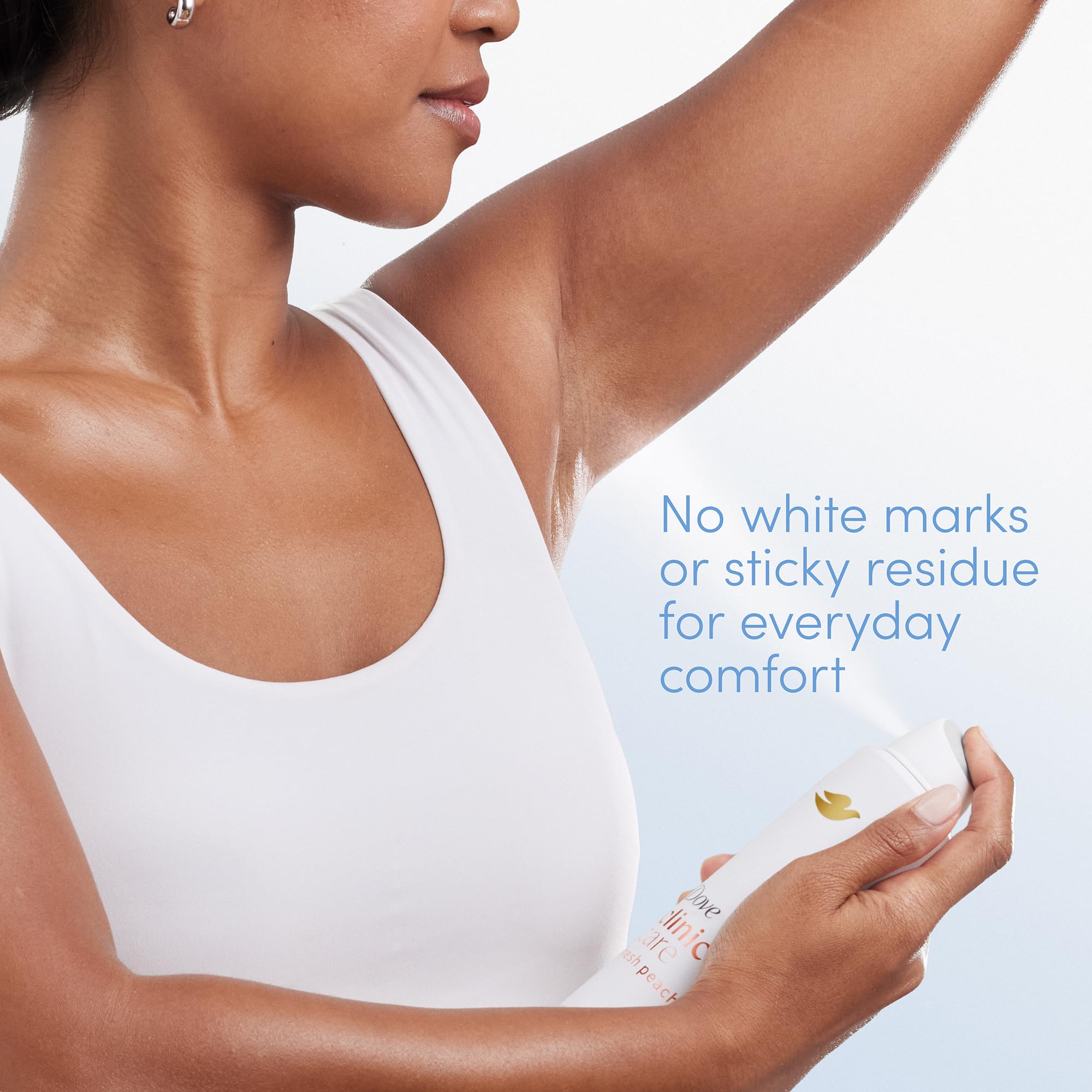 Dove Clinical + Care Antiperspirant Deodorant Spray, Original Clean, 3.8 oz | 96H Clinical Strength Sweat & Odor Protection, With Nourishing Serum, Original Clean with Fresh Scent