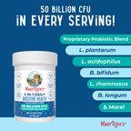 MARYRUTH'S 3-in-1 Probiotics for Digestive Health, 30 Servings