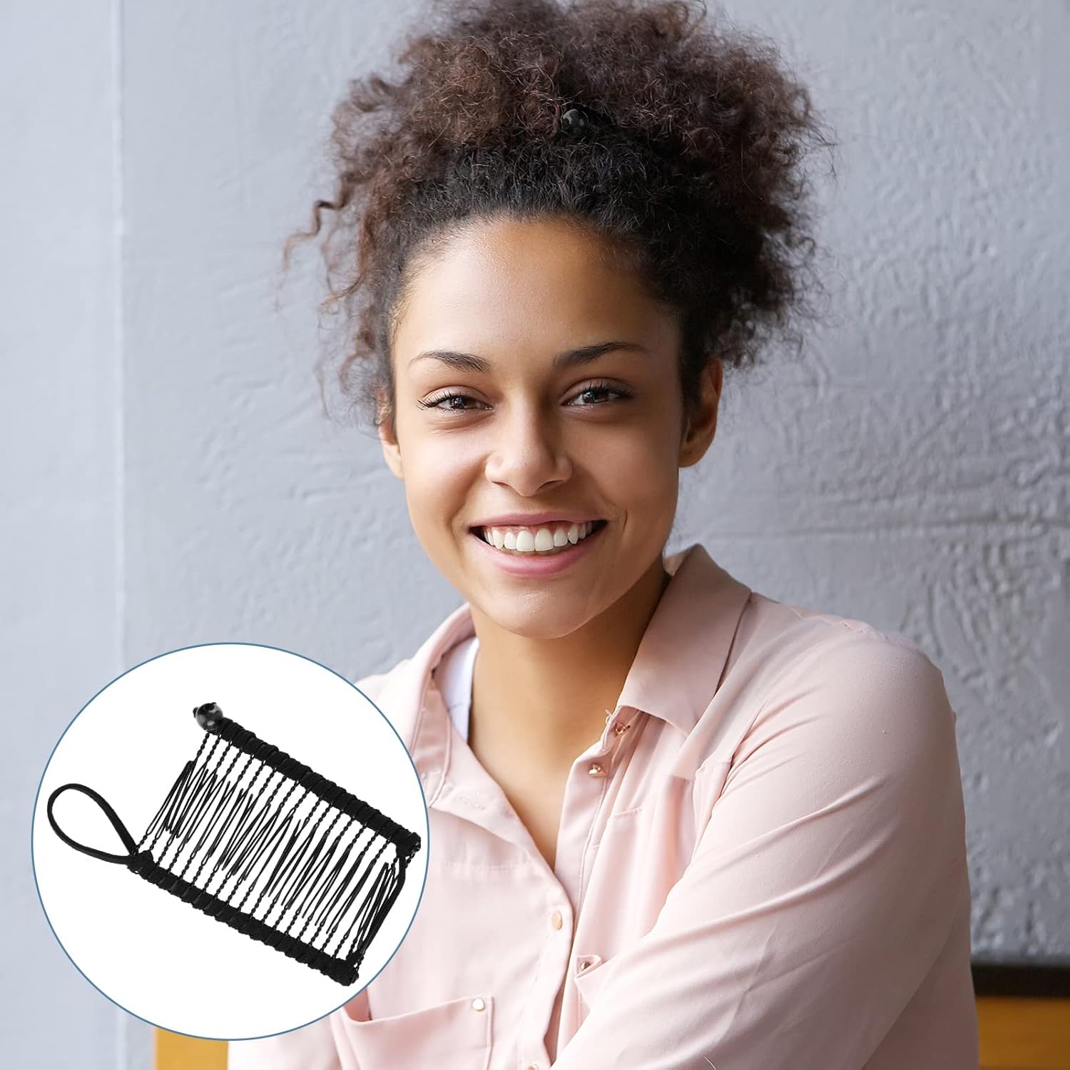 Buy now WILLBOND 4 Pcs Banana Hair Clips for Women Large Small Comb Vintage Clincher Banana Grip Clip Styling Accessories Gift for Curly Thick Thin Wavy Hair Ponytail Wedding(Black) at indiglob india