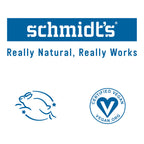 Schmidt's Aluminum-Free Vegan Deodorant Fresh Rain & Birch with 24 Hour Odor Protection, for Women and Men, Natural Ingredients, Cruelty-Free, 2.65 oz