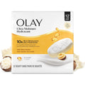 Olay Beauty Bar, Ultra Moisture,10x More Moisturizers, Nourishing Conditioners, Smooth & Gentle on Skin, Vitamin B3 Complex, For All Skin Types, Shea Butter Scent, 3.17 oz, (Pack of 12)