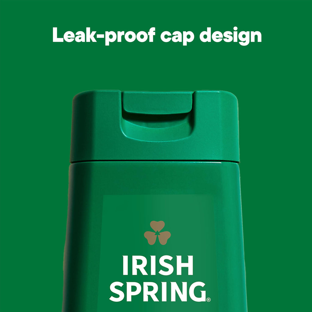 Irish Spring Original Moisturizing Body Wash for Men, 24-Hour Fresh, Face and Body Wash, Men’s Body Wash, Biodegradable Ingredients, Paraben Free, Cool Fresh Scent, 20 fl oz Bottle (2 Pack)