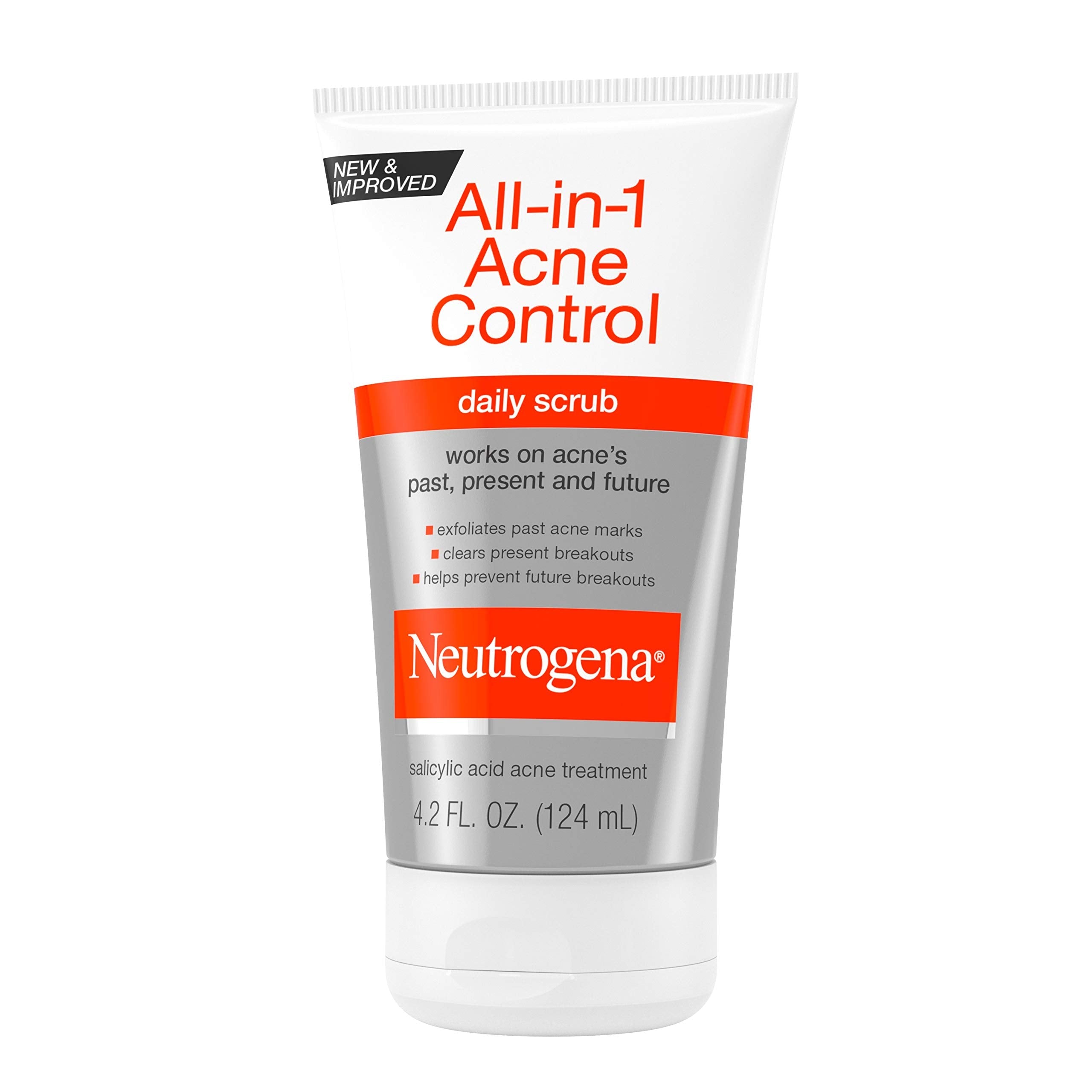Buy now Neutrogena All-In-1 Acne Control Daily Face Scrub to Exfoliate and Treat Acne, Salicylic Acid Acne Treatment, 4.2 fl. oz at indiglob india