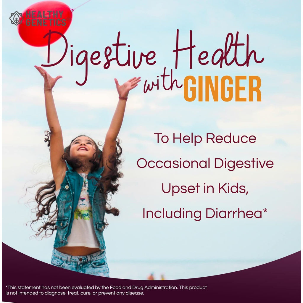 Liquid Probiotics for Kids & Toddlers | + Prebiotic + Ginger Root | Acidophilus Probiotic | Dairy Free | Vegan | Non-GMO | Gluten Free | 30-60 Servings