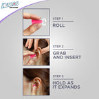 Buy now HEAROS Sleep Pretty in Pink Ear Plugs For Sleeping, 14 Pair (Pack of 1) at indiglob india