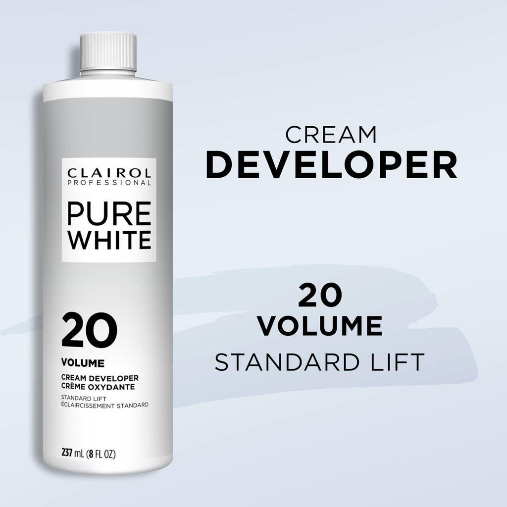 Clairol Professional Pure White 20 Volume Hair Developers | For Lightening & Gray Coverage
